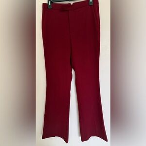 Zara classic burgundy pants